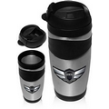 19.5 oz. Executive Stainless Steel Travel Mugs with Rubber Grip